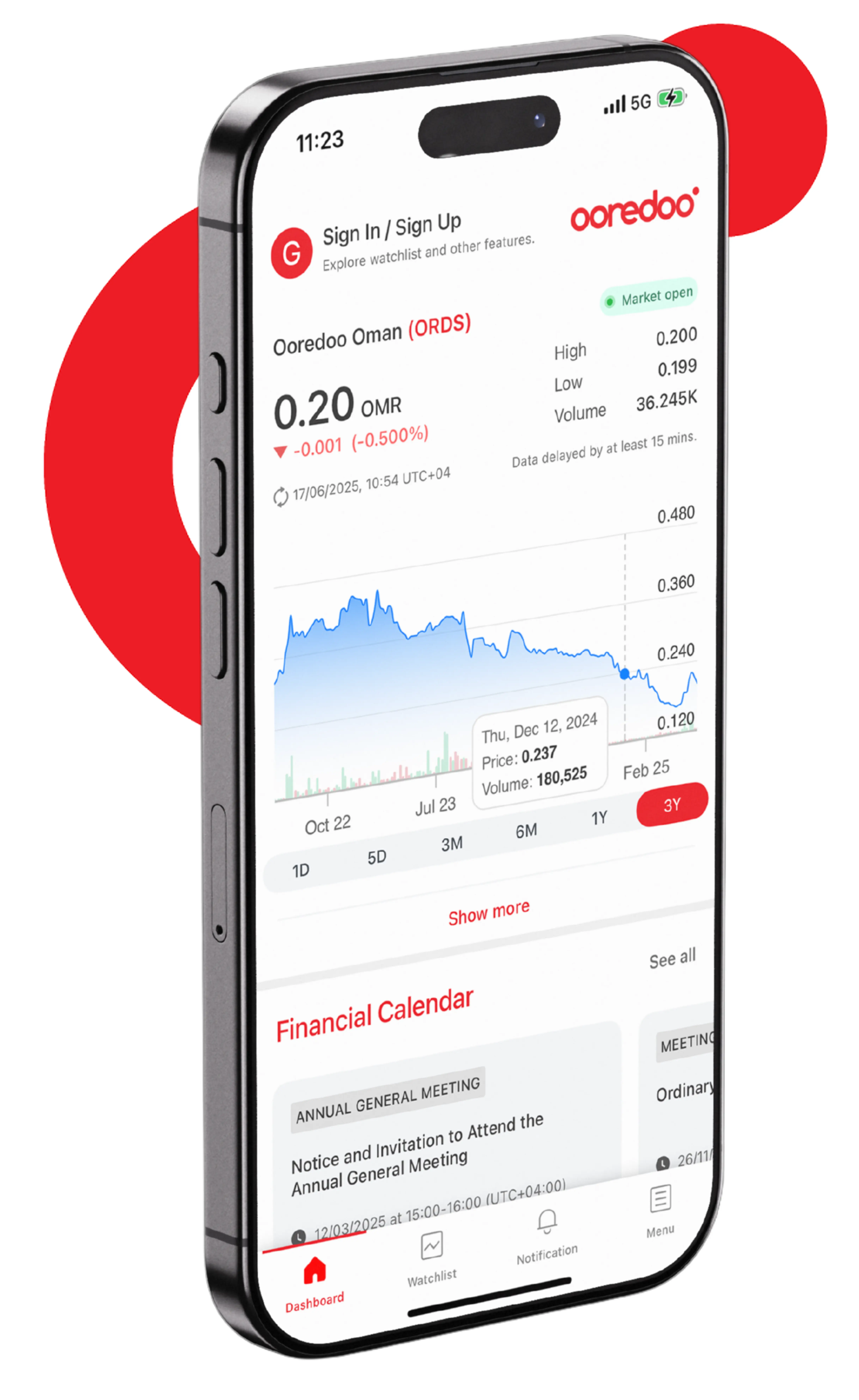 Mobile App Banner Ooredoo Oman