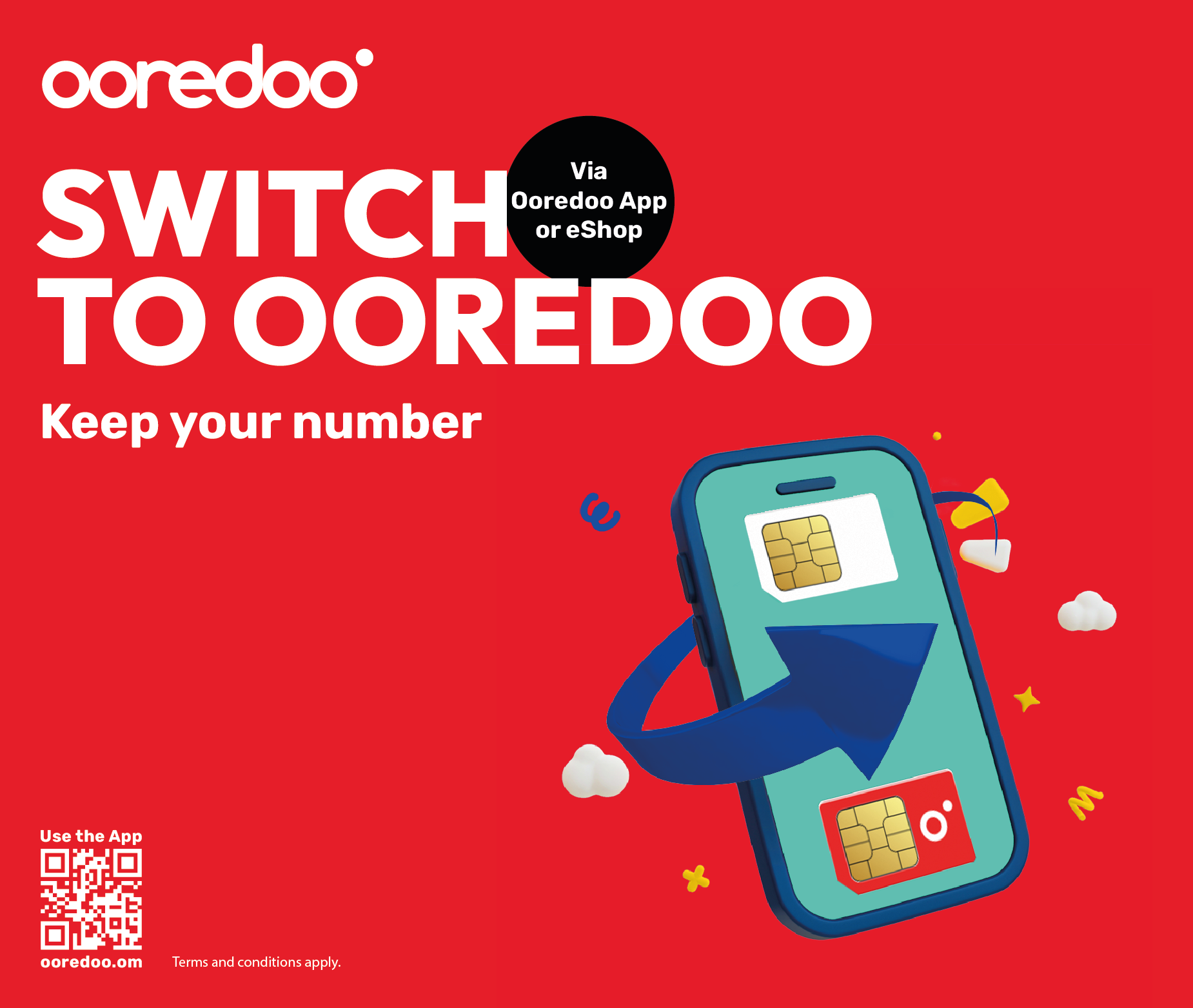 Swirch to Ooredoo