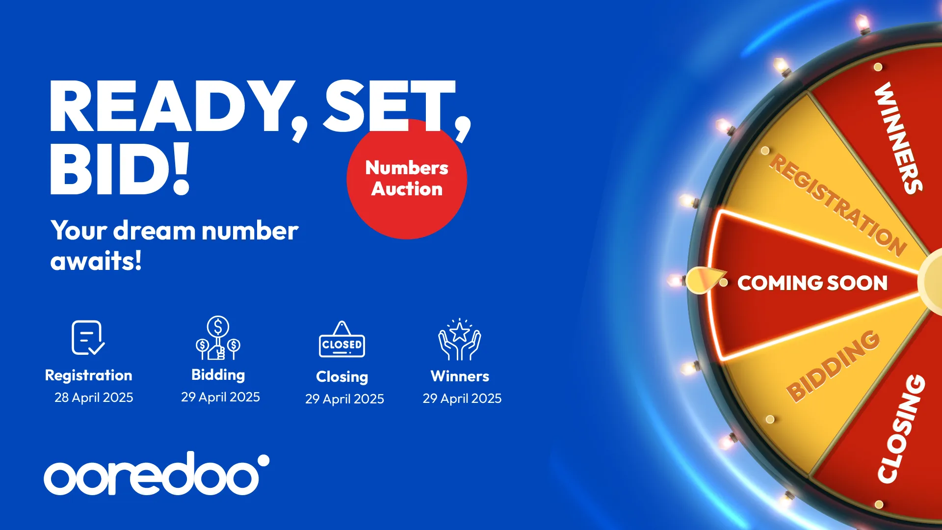 Ooredoo’s Third Vanity Number Auction of 2025 is Here – Register, Bid ...